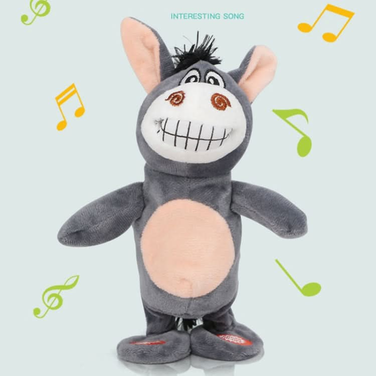 Electronic Pet Interactive Toy Smart Walking Talking Small Donkey Children Birthday Gift Reluova