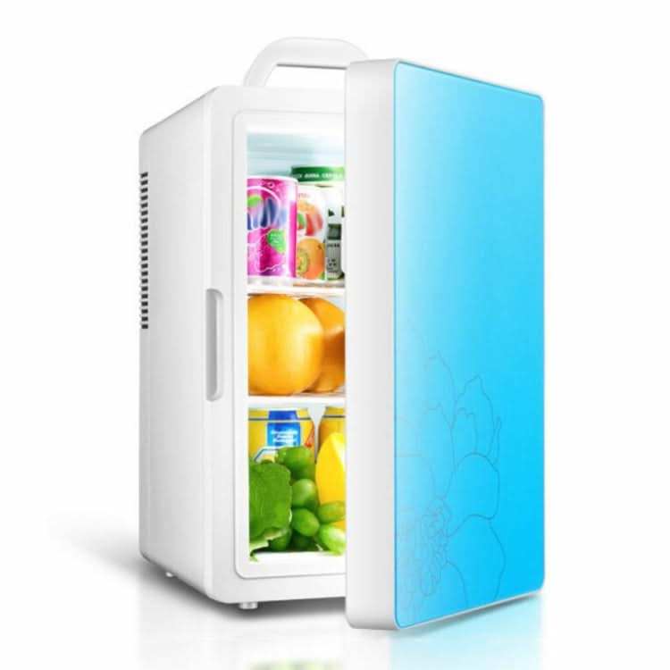 Cabinet Type Car Home Dual-purpose 16-liter Hot and Cold Small Refrigerator