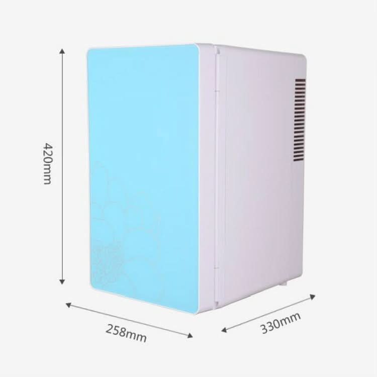 Cabinet Type Car Home Dual-purpose 16-liter Hot and Cold Small Refrigerator