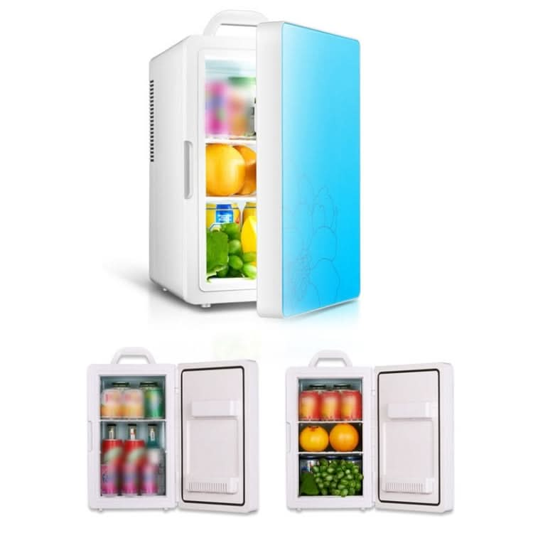 Cabinet Type Car Home Dual-purpose 16-liter Hot and Cold Small Refrigerator