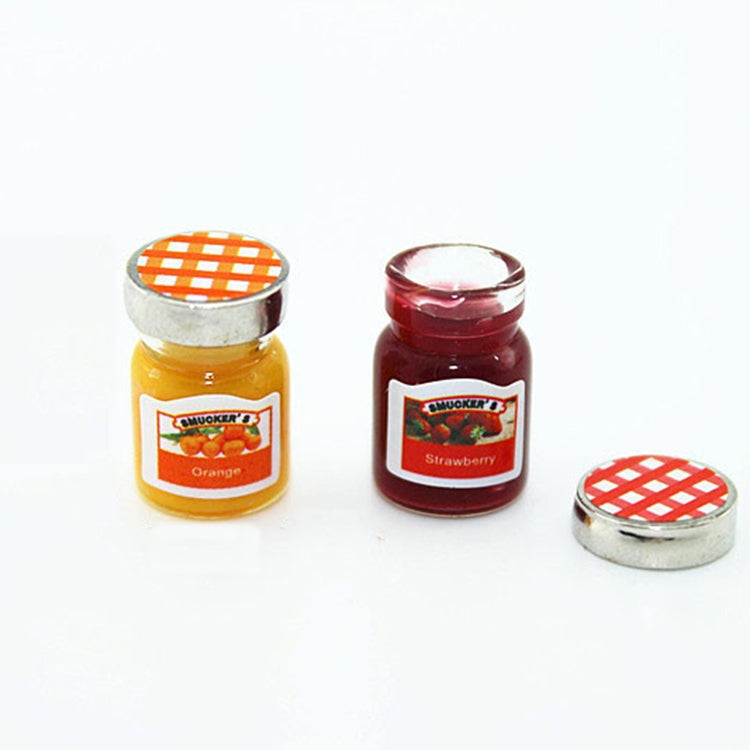 Doll House Mini Accessories Mini Jam Jar Simulation Kitchen Condiments