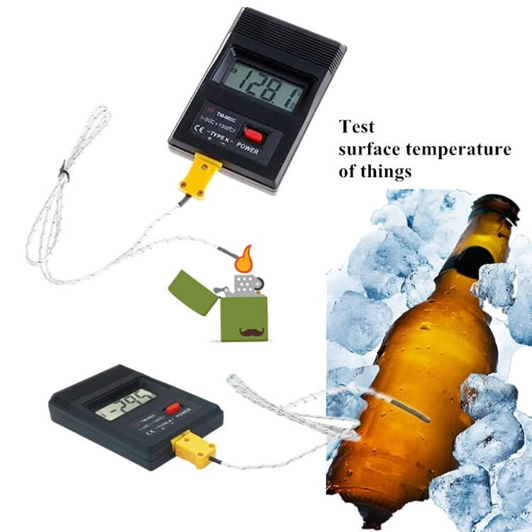 TM902C High Temperature Measuring Probe Type Electronic Thermometer Reluova