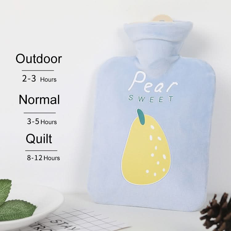 Fruit Mini Water Injection Hot Water Bottle PVC Hand Warmer Bag