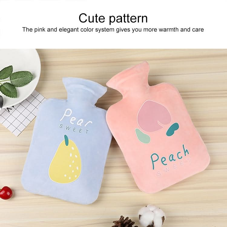 Fruit Mini Water Injection Hot Water Bottle PVC Hand Warmer Bag