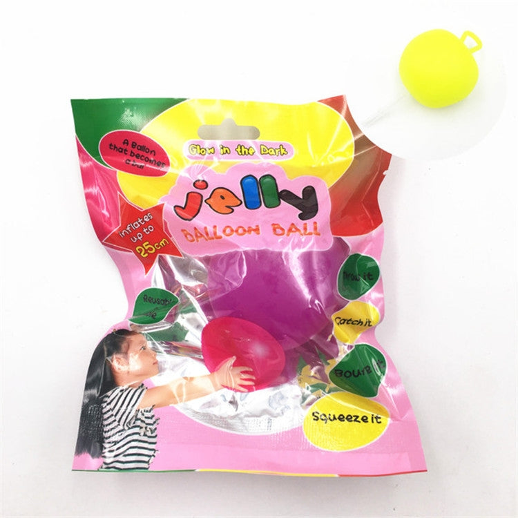 Bubble Ball TPR Blowing Balloon Racket Ball Toy