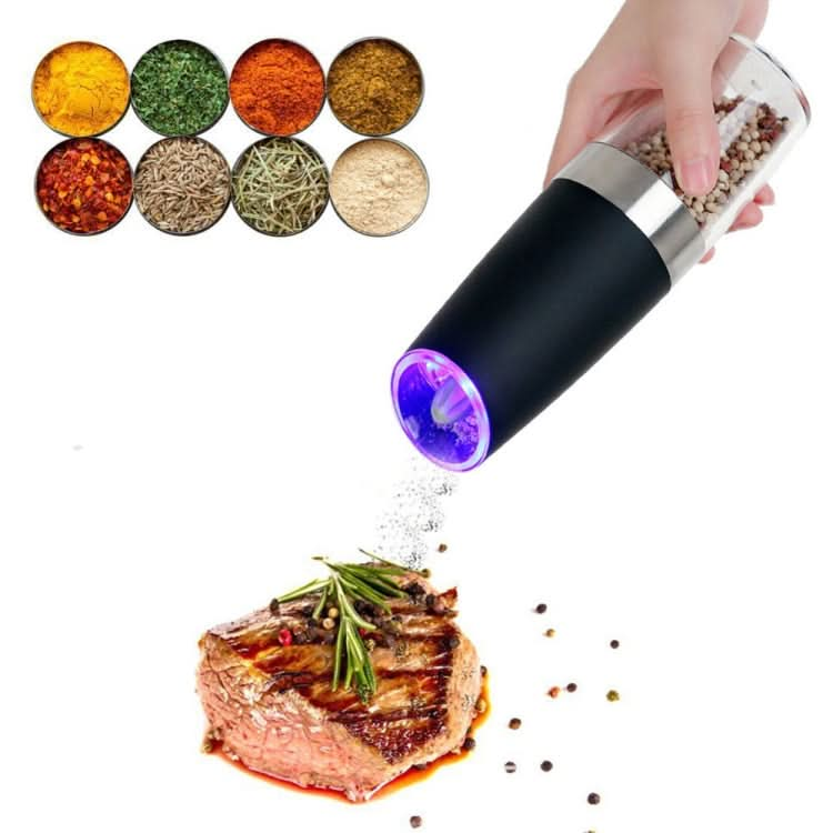 Automatic Electric Pepper Grinder Salt Mill with LED Light - Reluova