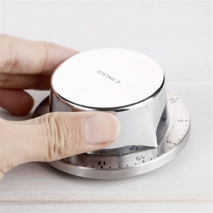 E-PALACE Magnet Timer Kitchen Stainless Steel Timer Creative Alarm Clock Mechanical Reminder Countdown Pomodoro - Reluova