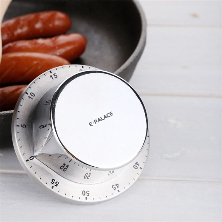 E-PALACE Magnet Timer Kitchen Stainless Steel Timer Creative Alarm Clock Mechanical Reminder Countdown Pomodoro - Reluova