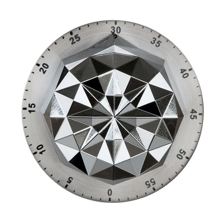 Mechanical Timer Stainless Steel Flower Creative Timer Magnetic Kitchen Reminder - Reluova