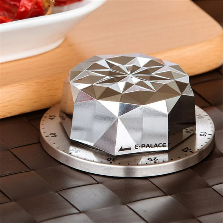 Mechanical Timer Stainless Steel Flower Creative Timer Magnetic Kitchen Reminder - Reluova