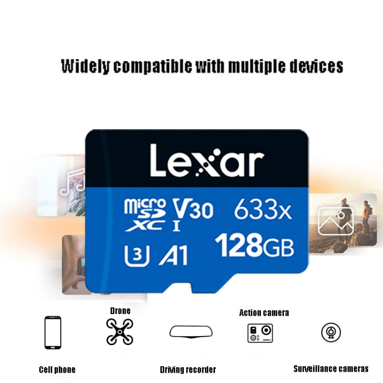 Lexar 633x 128GB  High-speed Driving Recorder Dedicated TF Card Mobile Phone Memory Card My Store