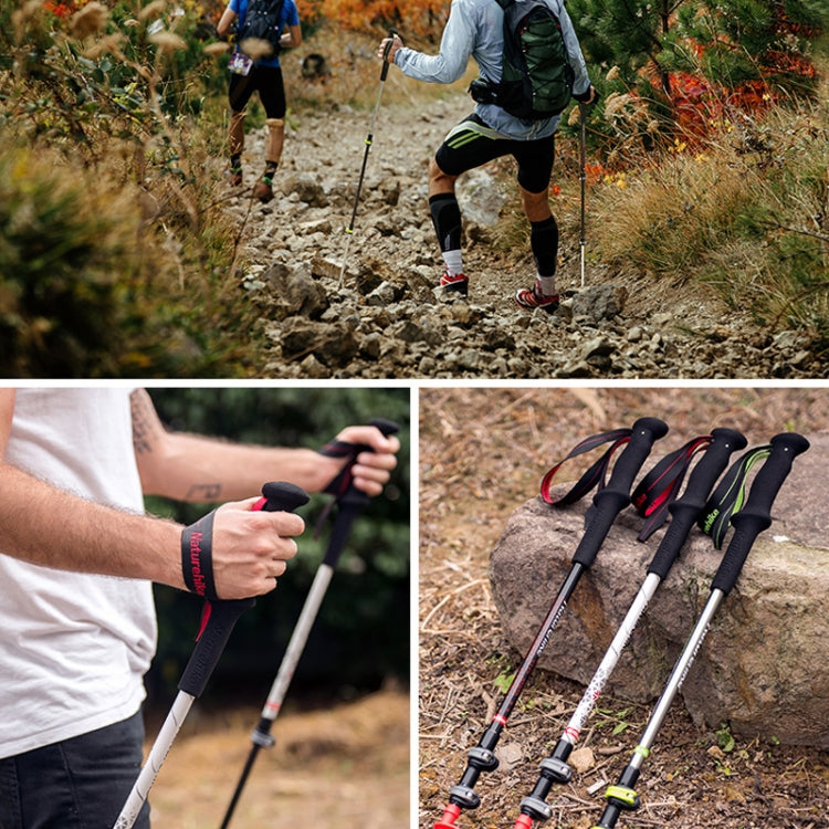 Naturehike External Lock Telescopic Ultra-light Carbon Trekking Cane Outdoor Climbing Equipment Reluova