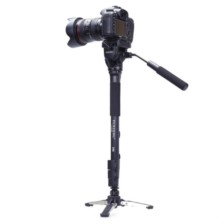 YUNTENG VCT-288RM SLR Camera Monopod Camera Support Foot Hydraulic Head Professional Photography Stand, Max Height: 1.48m My Store