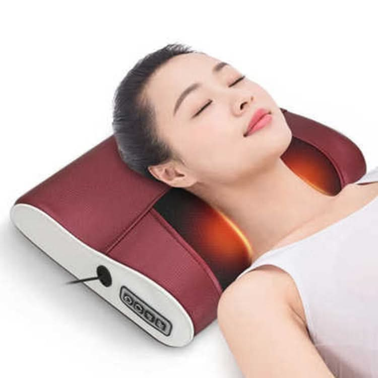 Cervical Spine Massage Pillow Neck Waist Back Multifunctional Electric Massage Cushion Reluova