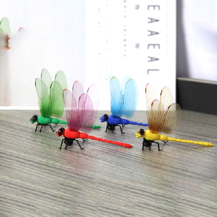 4 PCS/Set Simulation Dragonfly Magnetic Refrigerator Stickers Home Wall Garden Decoration My Store