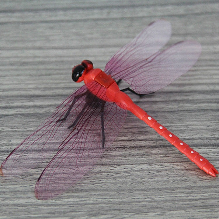 4 PCS/Set Simulation Dragonfly Magnetic Refrigerator Stickers Home Wall Garden Decoration My Store