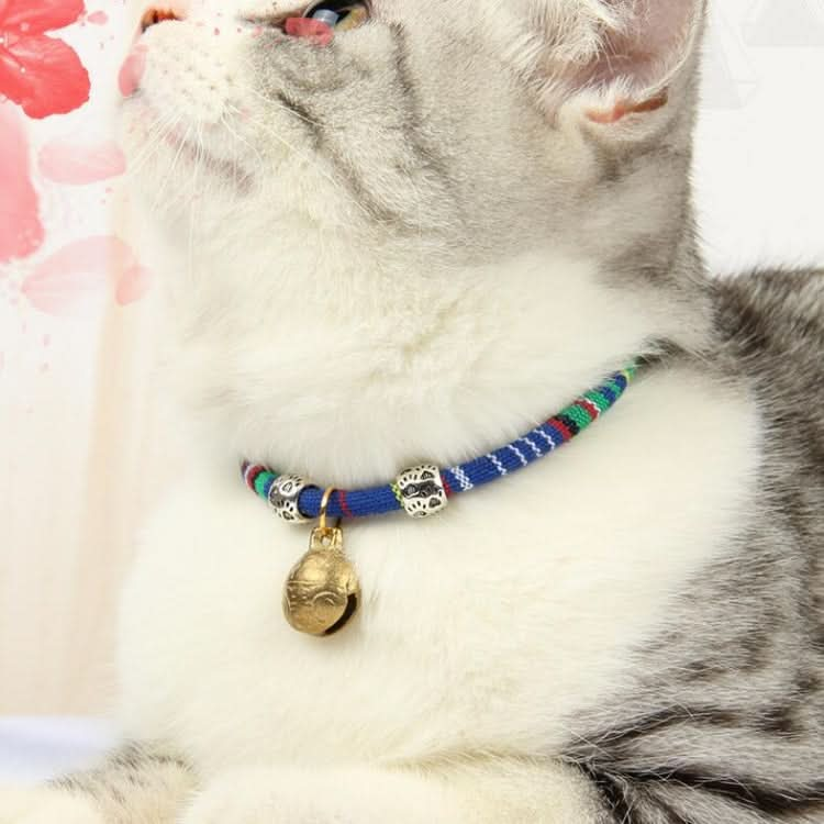 Cat Bell Collar Handmade Dog Cat Accessories Neck Collar - Reluova