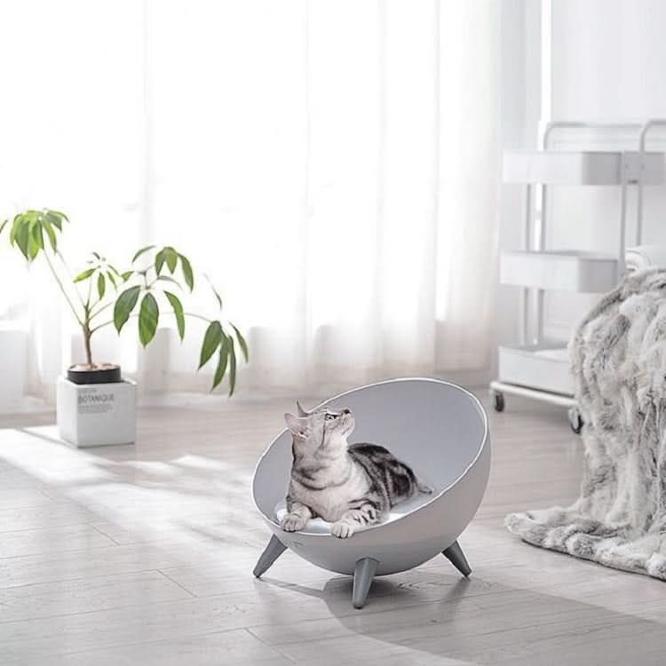 Hemispherical Cat and Dog Kennel Comfortable and Warm Half-sealed Pet Nest - Reluova