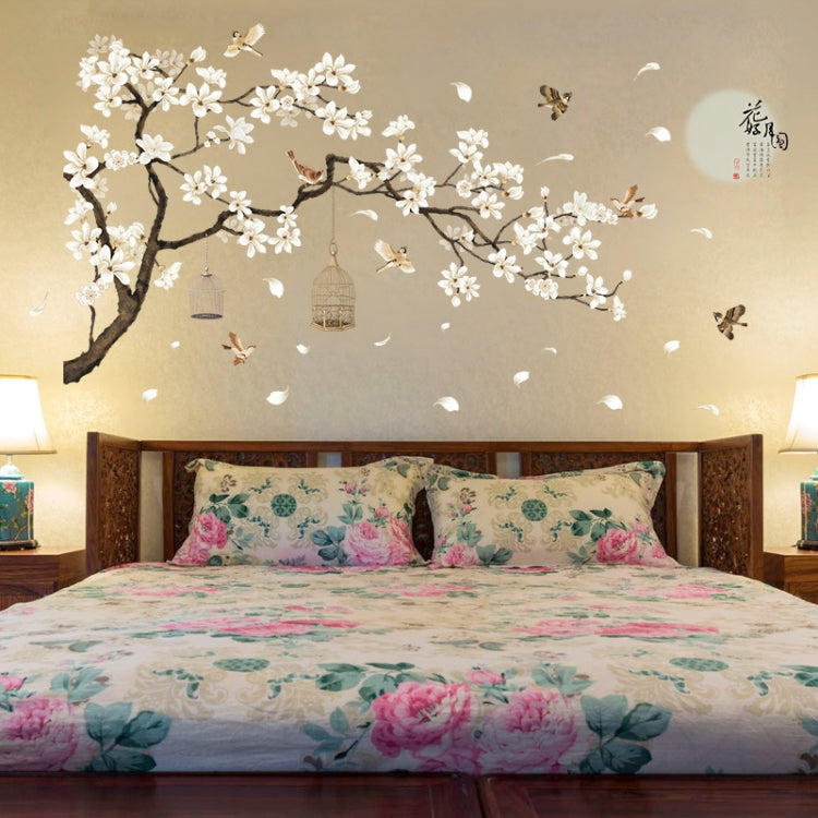 2 PCS/Set DIY Tree Birds Flower Home Decor Wall Stickers-Reluova