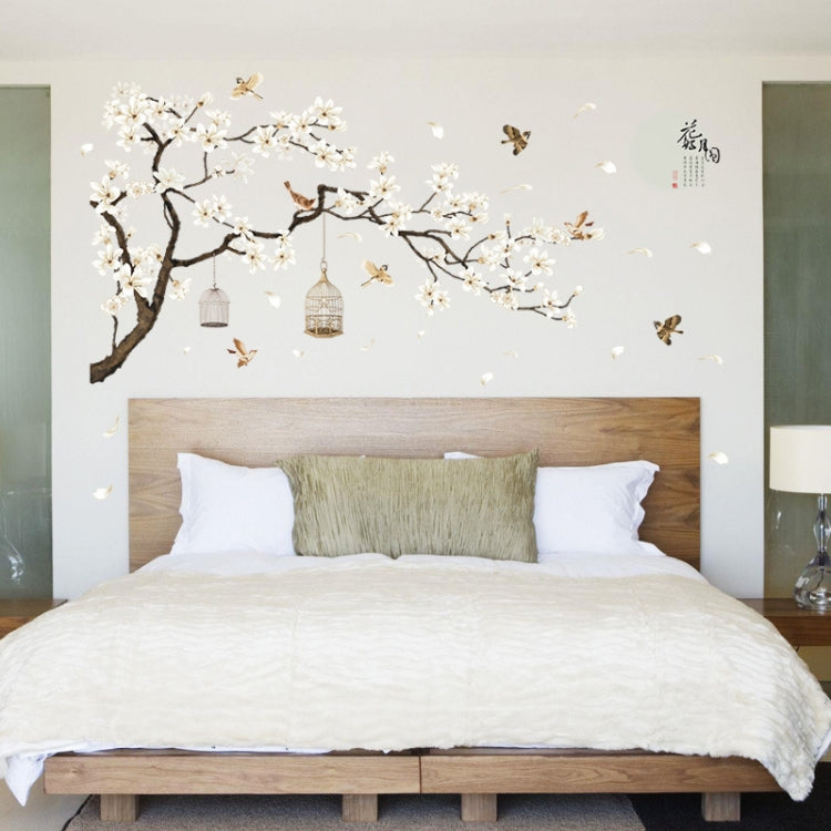 2 PCS/Set DIY Tree Birds Flower Home Decor Wall Stickers-Reluova