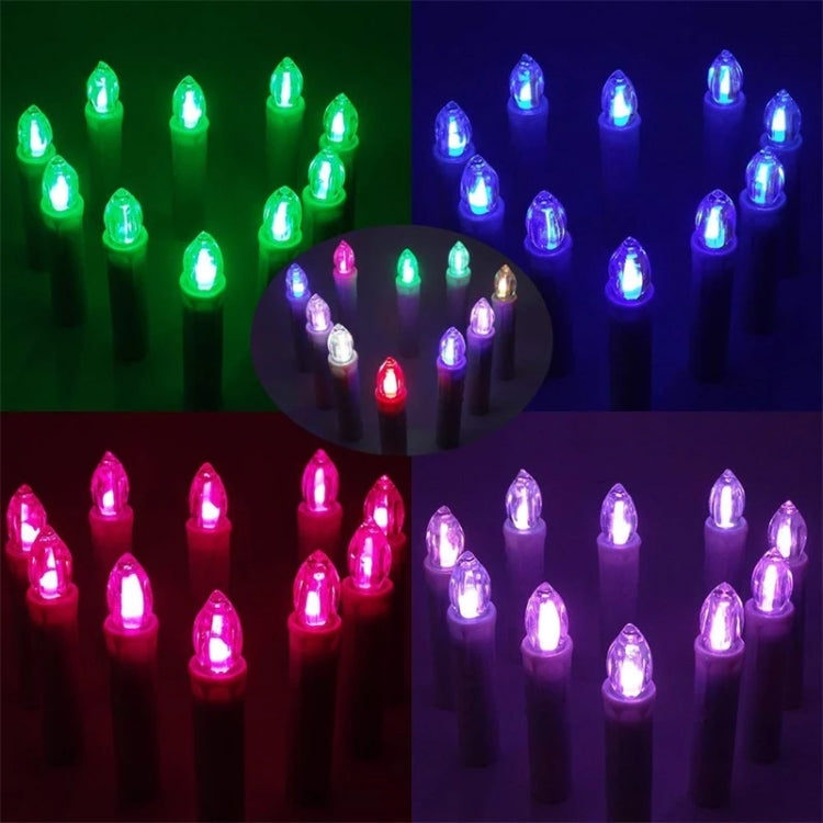 2 Boxes Christmas Tree Decoration LED Clip Candle Valentine Day Remote Control Candle-Reluova