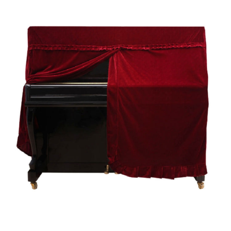 Gold Velvet Instrument Dust Cover Piano Full Cover