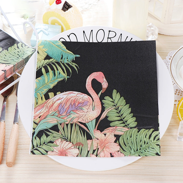 Colorful Print Flamingo Party Decoration Napkin Facial Tissue My Store