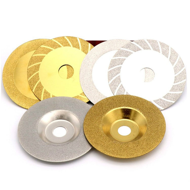 100mm Electroplated Diamond Grinding Slice Glass Grinding Disc 4 Inch Diamond Cutting Piece Alloy Sand Circular Saw Blade