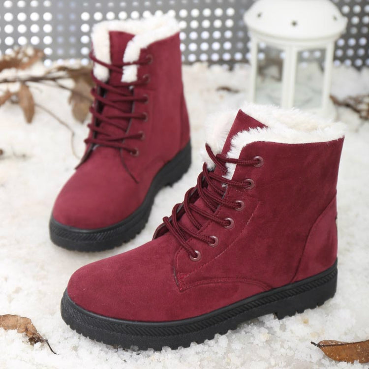 Ladies Cotton Shoes Plus Velvet Snow Boots, Series 2