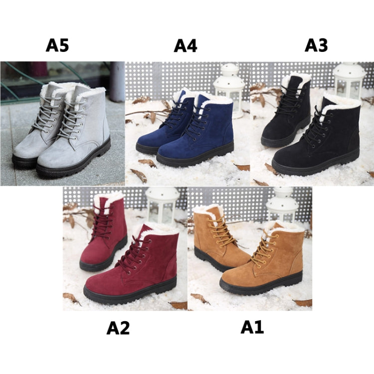 Ladies Cotton Shoes Plus Velvet Snow Boots, Series 2