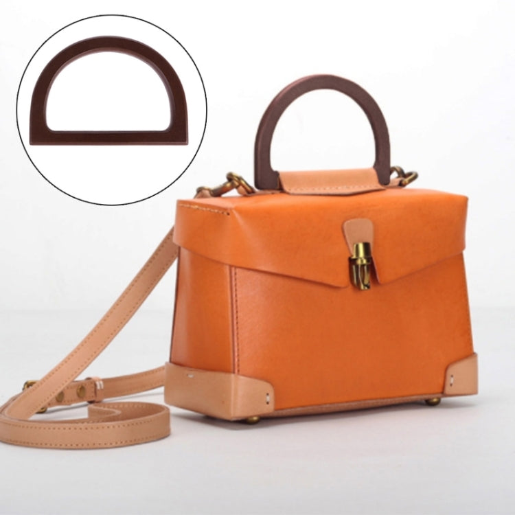 D-shaped Wooden Handle Handbag Accessories My Store