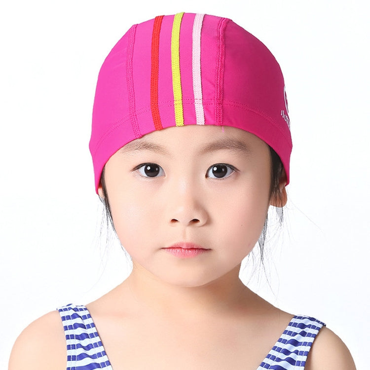 1101 Middle Age Children Deepen Summer Sun Protection Swimming Caps