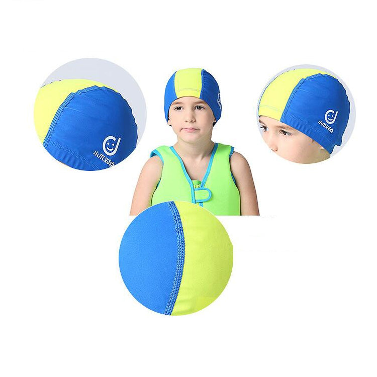 1101 Middle Age Children Deepen Summer Sun Protection Swimming Caps