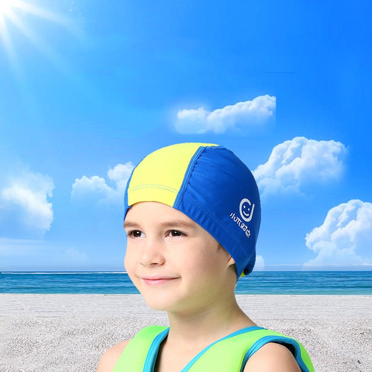 1101 Middle Age Children Deepen Summer Sun Protection Swimming Caps