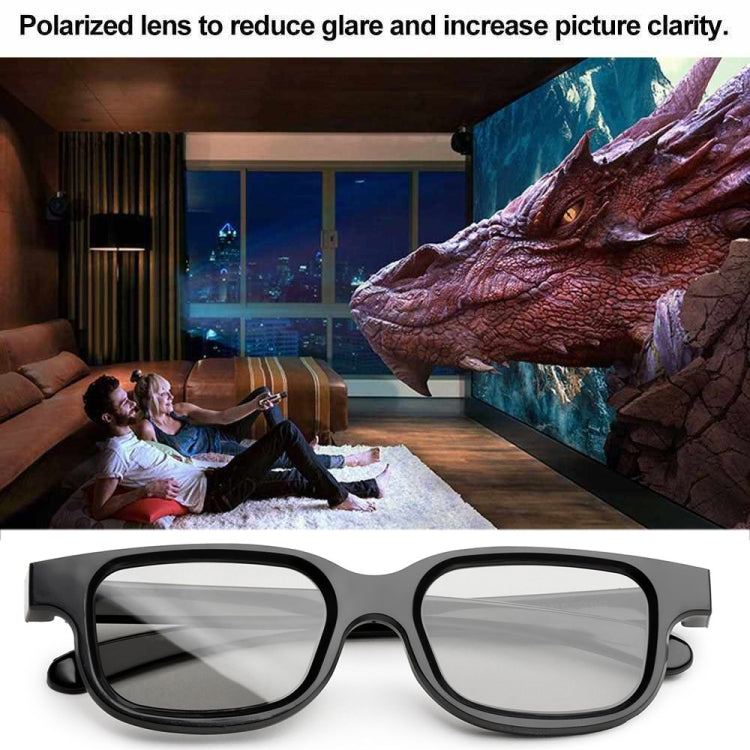 3D Film Special Polarized Glasses, Non-flash Stereo 3D Glasses-Reluova