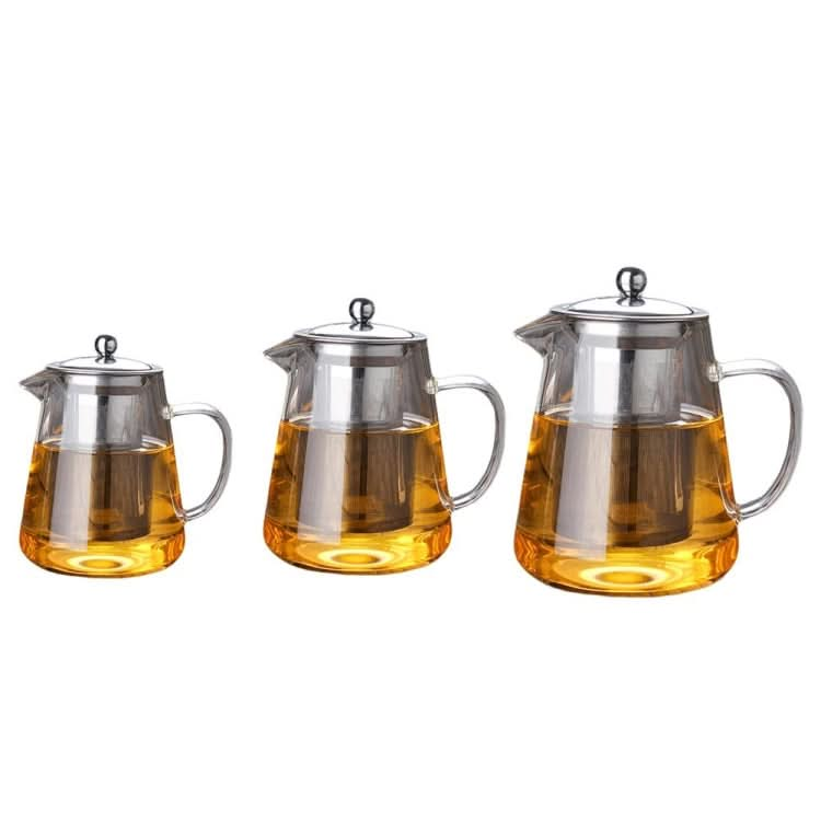 Large Capacity Heat Resistant Glass Teapot Tea Set With Stainless Steel Filter For Kung Fu Tea Reluova