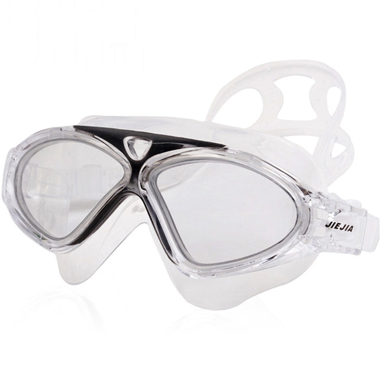 JIEJIA J8170 Large Frame Adult Waterproof and Anti-fog Swimming Glasses