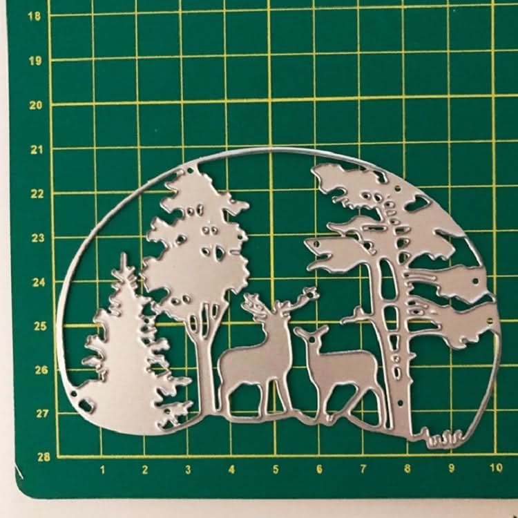 Deer DIY Embossing Mold Christmas Elk Carbon Steel Knife Mold Reluova