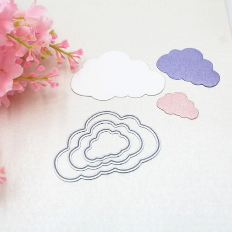 3 In 1 Cloud Carbon Steel Knife Mold DIY Cutbook Album Greeting Card Making-Reluova