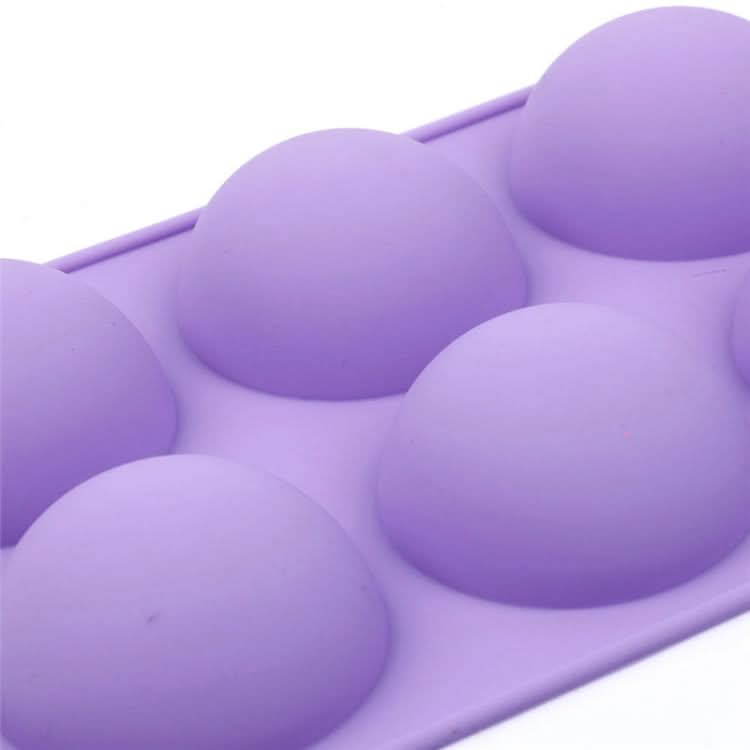 2 PCS 6 Even Small Semi-Circular Silicone Cake Mold Jelly Scented Candle Plaster Mold-Reluova