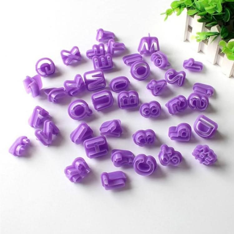 40pcs / Set Alphanumeric Plastic Cookie Molds Symbol Fondant Cake Decorative Printing Molds-Reluova