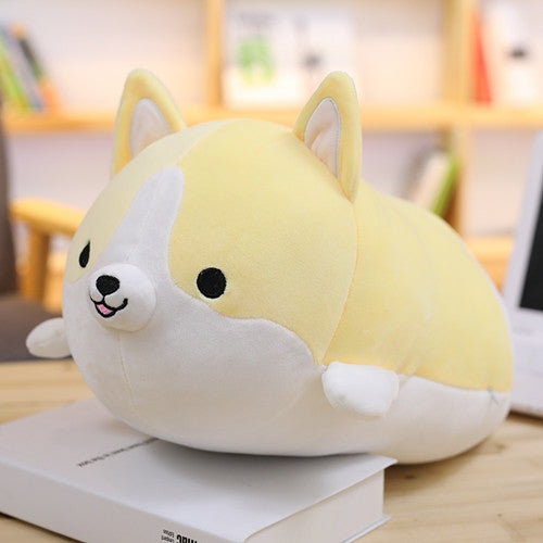 30-60cm Cute Corgi Dog Plush Toy Lovely Christmas Gift for Kids Stuffed Soft Animal Cartoon Pillow Valentine Present