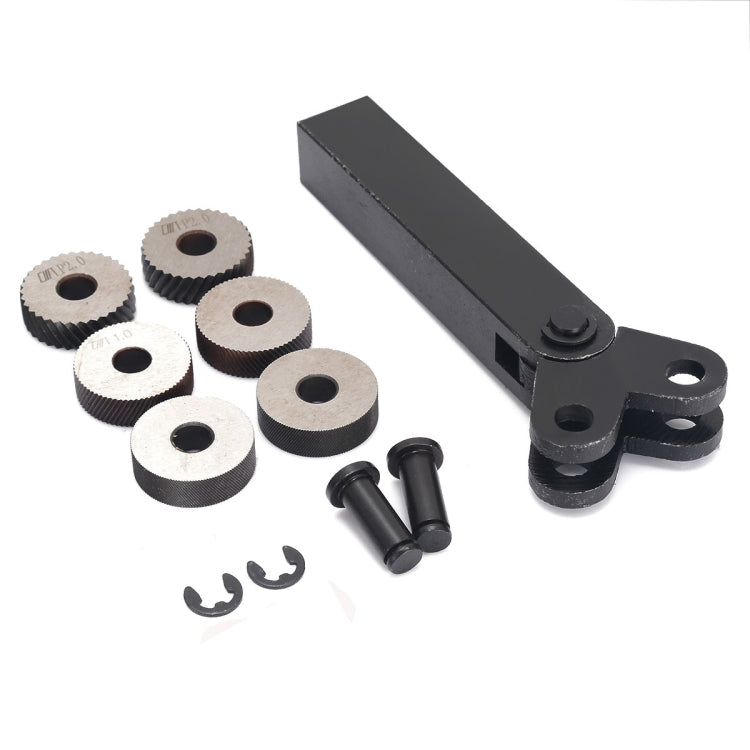 Hardened and Durable Steel Two-wheel Knurled Tool Kit