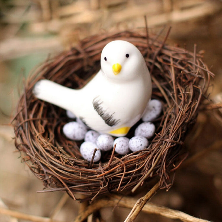 Rattan Nest Bird Bird Crafts Chicken Nest DIY Handmade Bird Nest Scene Props My Store