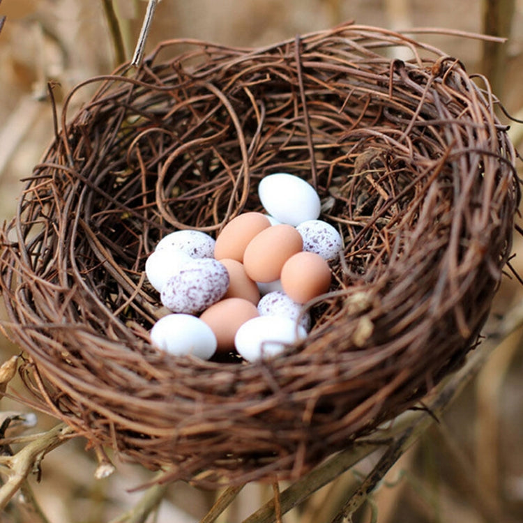 Rattan Nest Bird Bird Crafts Chicken Nest DIY Handmade Bird Nest Scene Props My Store