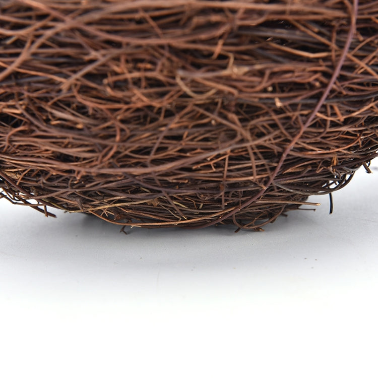 Rattan Nest Bird Bird Crafts Chicken Nest DIY Handmade Bird Nest Scene Props My Store