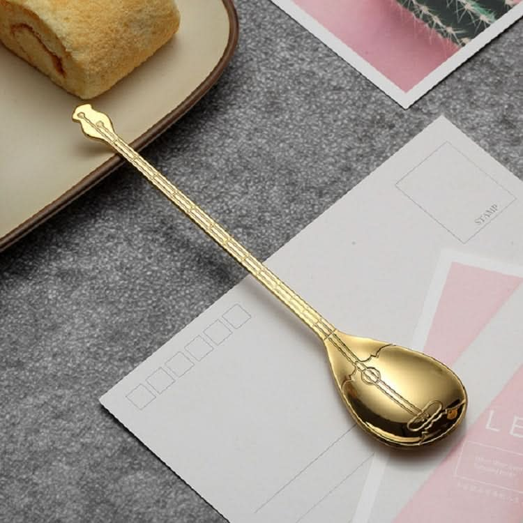 Stainless Steel Coffee Mixing Spoon Creative Musical Instrument Shape Spoon - Reluova