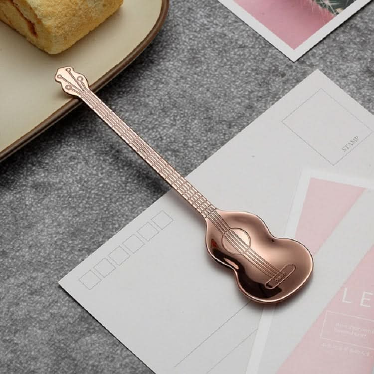 Stainless Steel Coffee Mixing Spoon Creative Musical Instrument Shape Spoon - Reluova