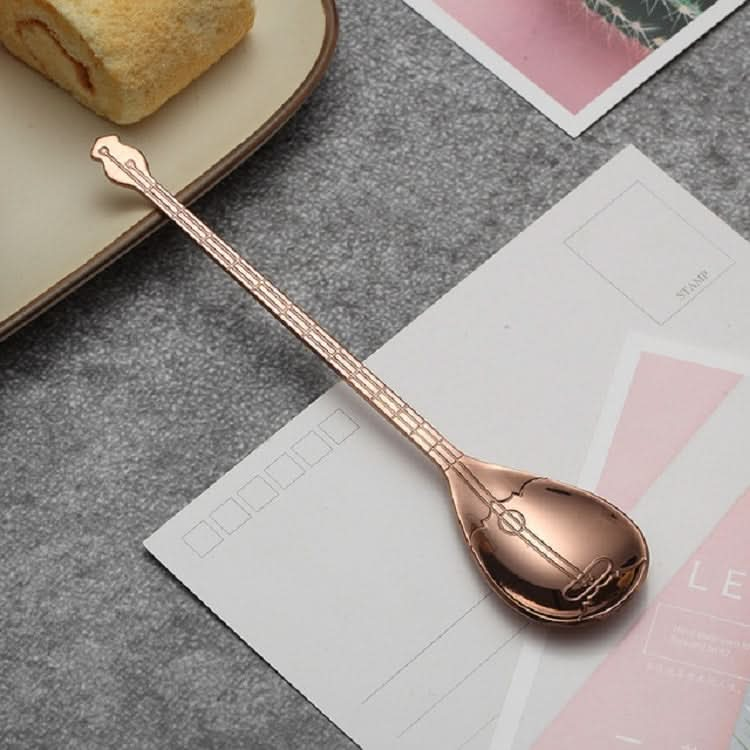 Stainless Steel Coffee Mixing Spoon Creative Musical Instrument Shape Spoon - Reluova