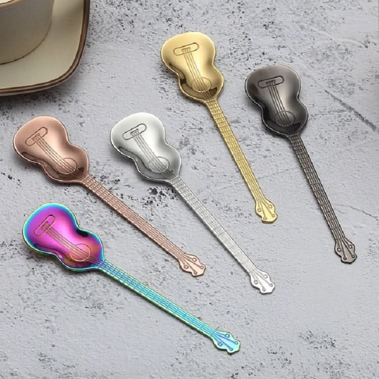 Stainless Steel Coffee Mixing Spoon Creative Musical Instrument Shape Spoon - Reluova